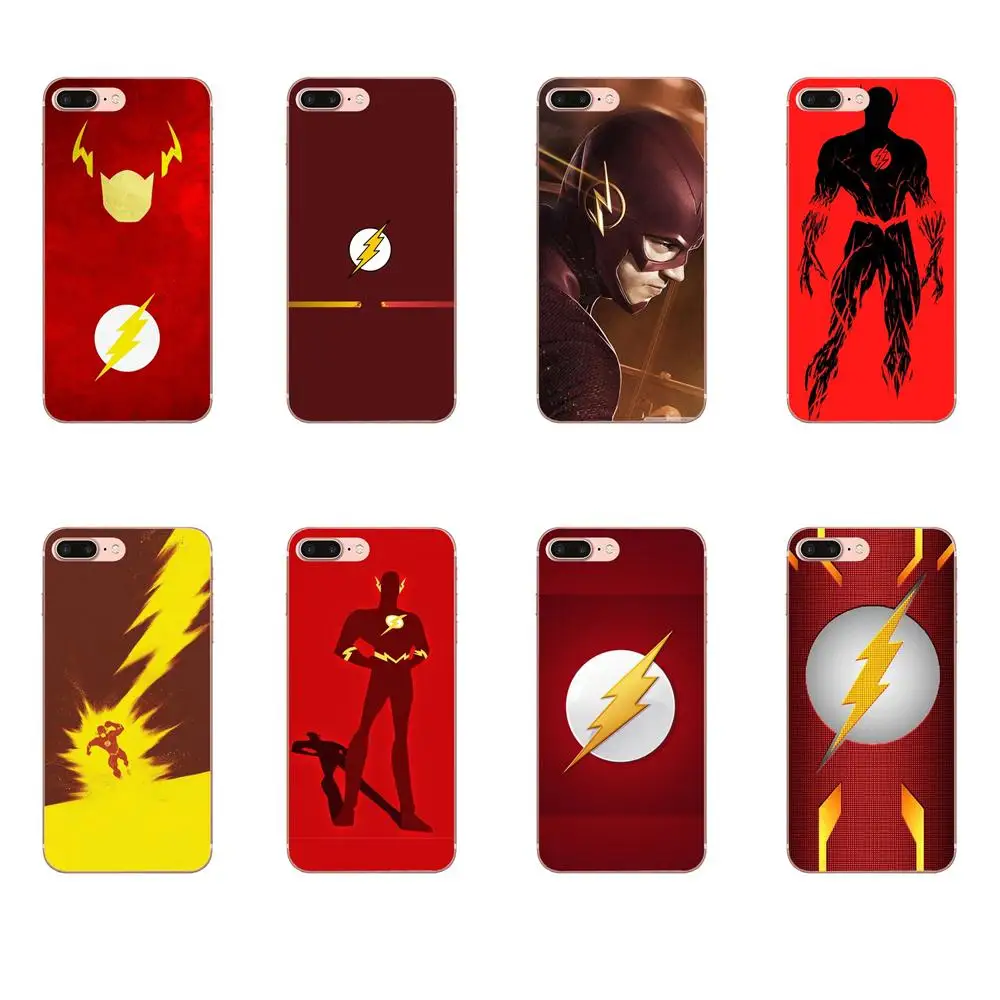 Супер герой флэш DC Comics логотип мягкий ТПУ кожа Paintin для Xiaomi Redmi Mi Note 7 8 9 SE Pro Lite Go
