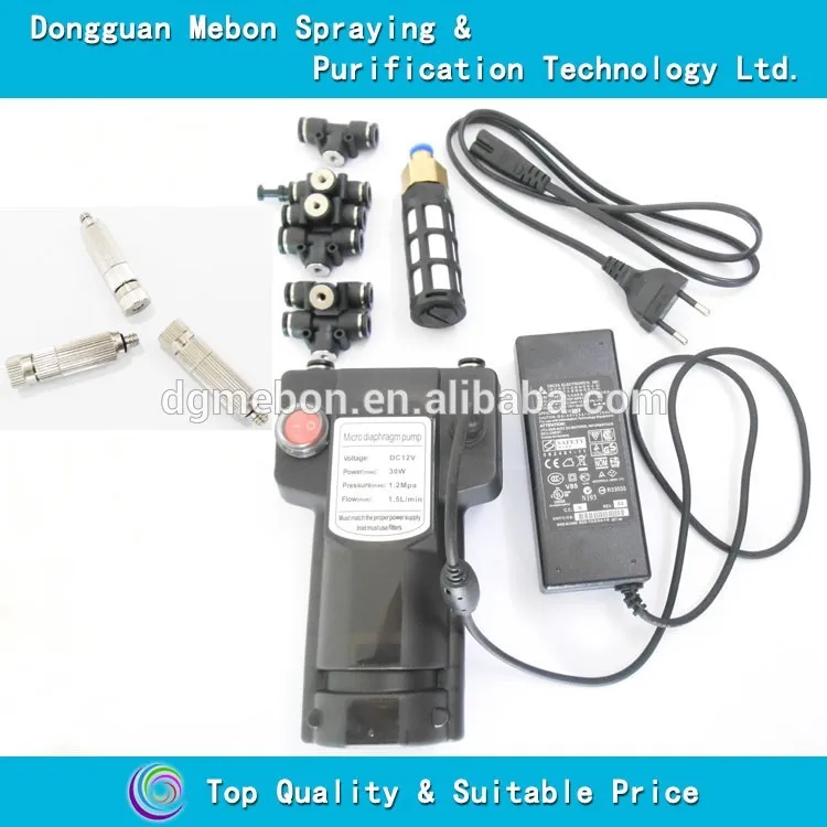 

Free shipping 5 nozzles 1.5L/MIN mist system,12 bar 0.3mm nozzle fog machine
