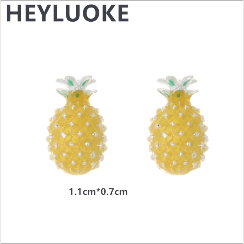 Женские серьги-гвоздики HEYLUOKE из тибетского серебра 100% пробы 11 мм x 7 | Украшения и