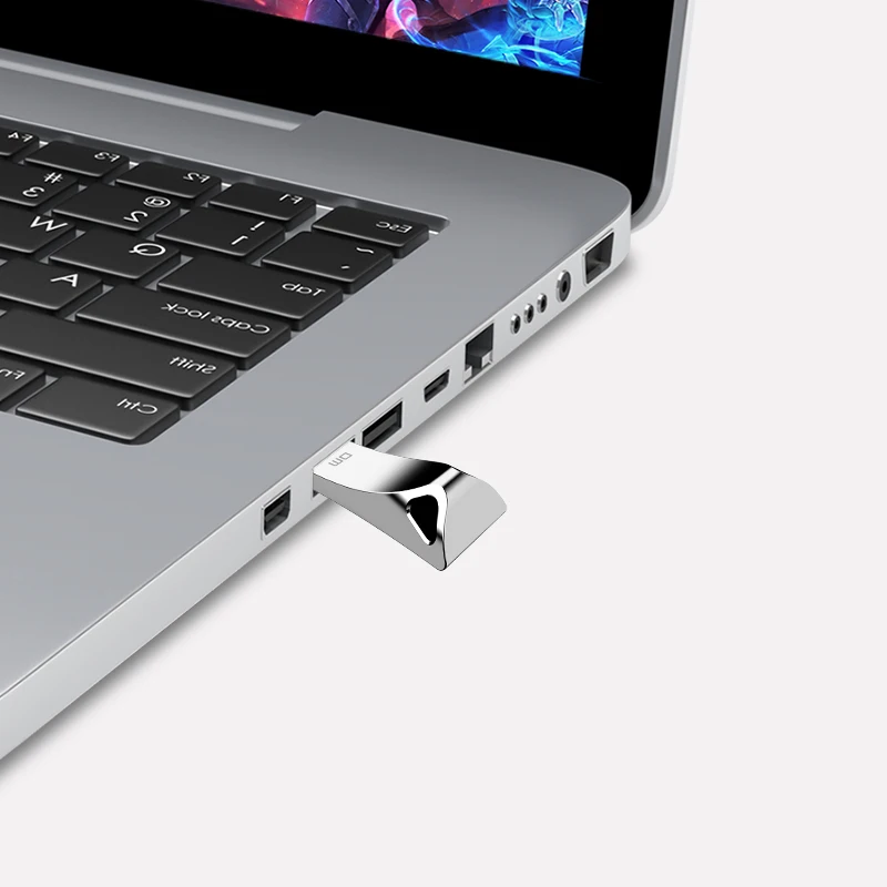 DM USB флэш-накопитель металлический 64 ГБ 32 16 8 PD130 Брелок водонепроницаемый