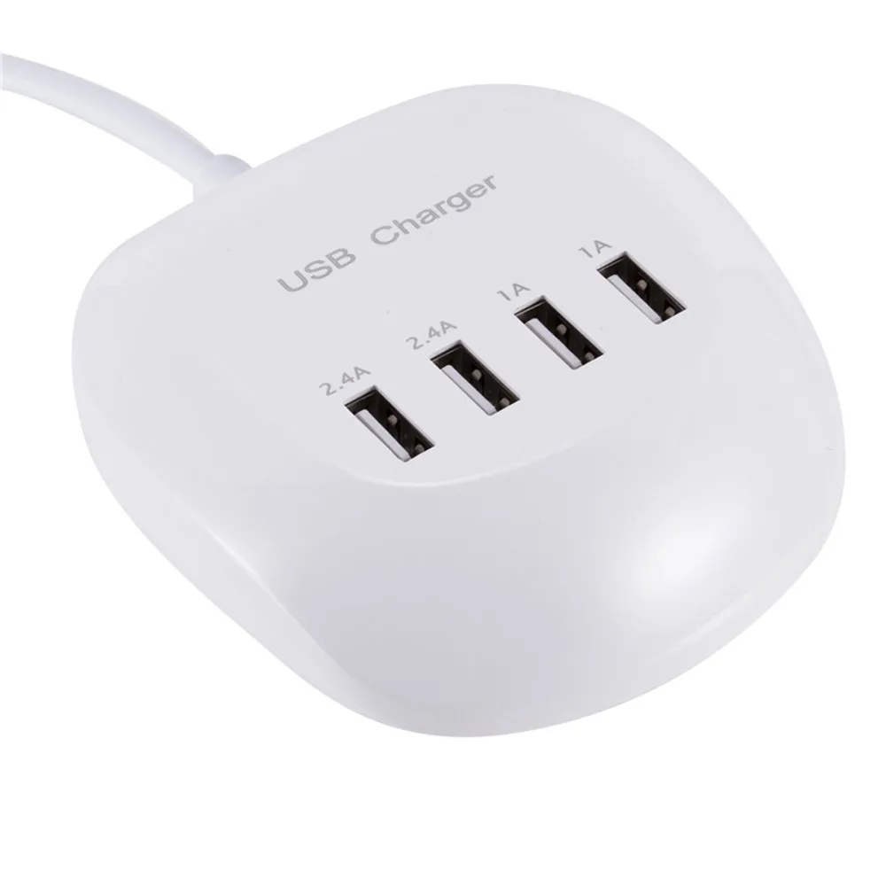 EPULA 4 порта 3.4A 77 Вт USB настольное быстрое зарядное устройство Быстрая зарядка