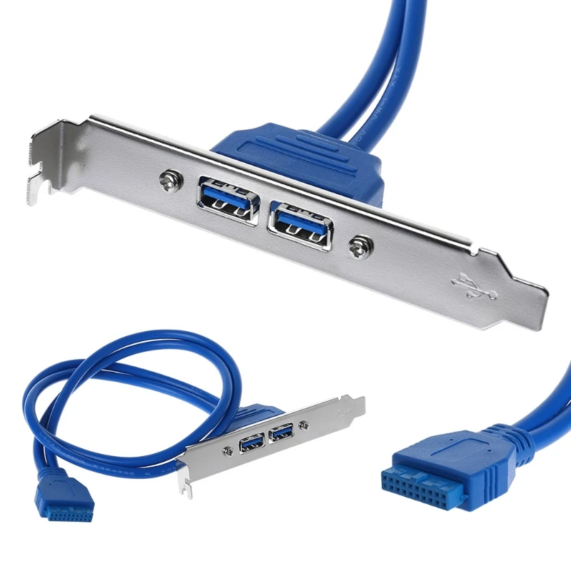 Новый usb-кабель-адаптер MSI 2 x USB 3 0 гнездовое крепление панель для материнской