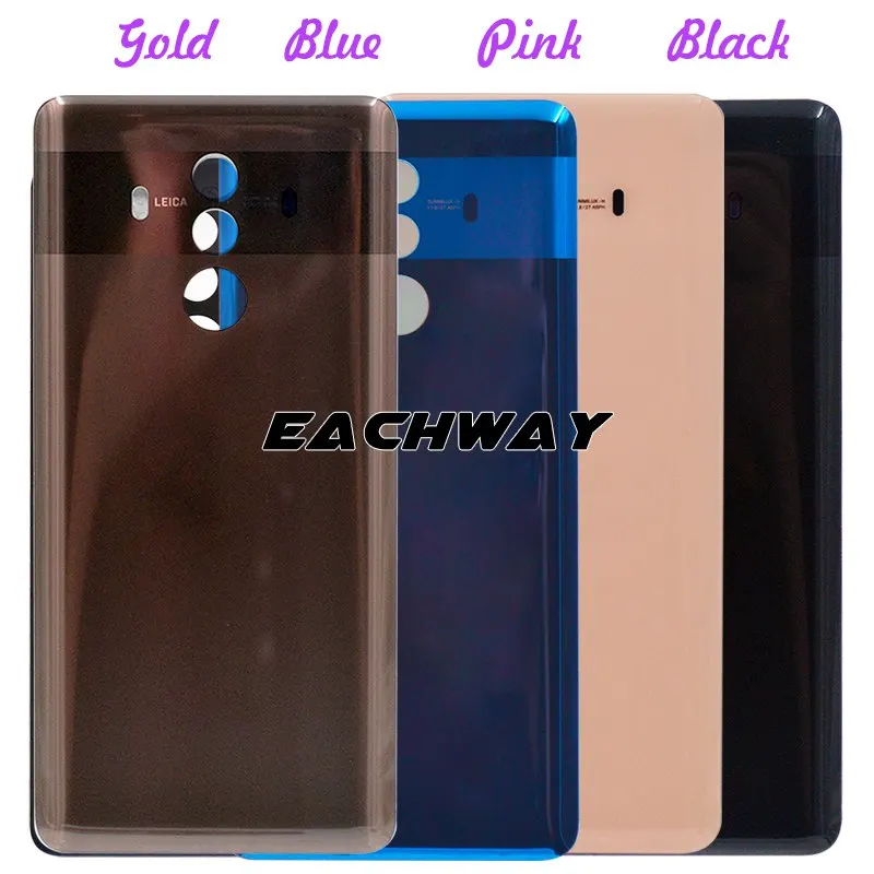 Задняя крышка батарейного отсека для HUAWEI Mate 10 Pro корпус стеклянная панель замена 6