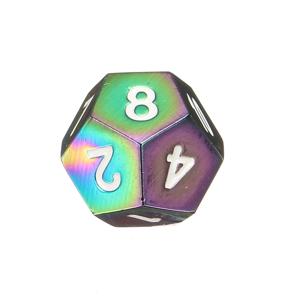 7 шт./компл. Радуга Металлические многогранные Dice цинковый сплав D8 D6 D4 D20 D12 D10 кости сумка DND RPG MTG ролевая группы игра в кости