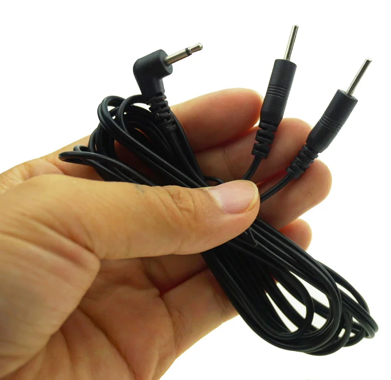 Секс продукт десятки электродов аксессуары для кабелей черный провод 2 Pins кабель