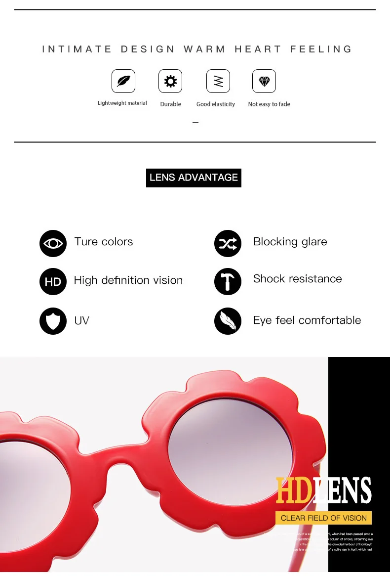 Винтажные очки детские солнцезащитные очки с круглым цветком Gafas детские спортивные солнцезащитные очки UV400 для девочек и мальчиков Oculos De Sol