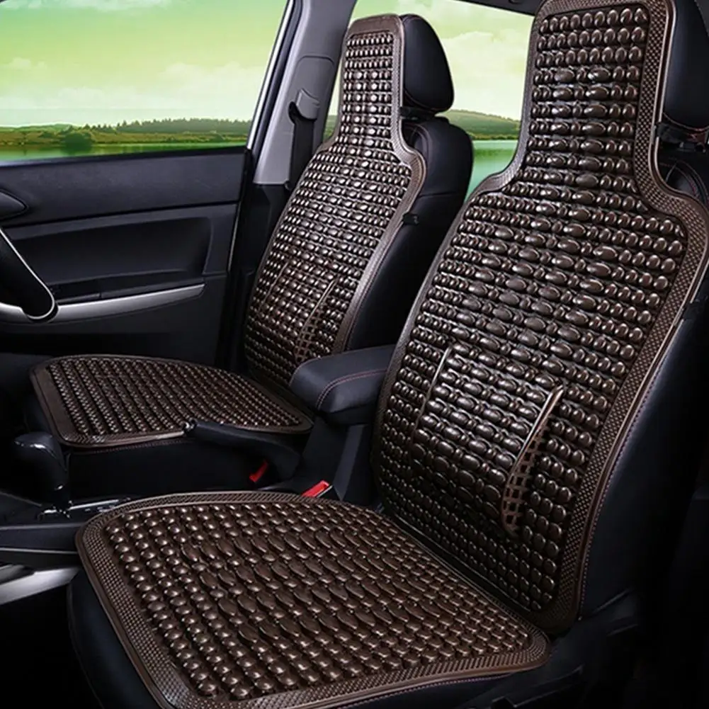 1Pc Summer Cool PVC Beaded Car Seat Cover Massage Cushion | Автомобили и мотоциклы