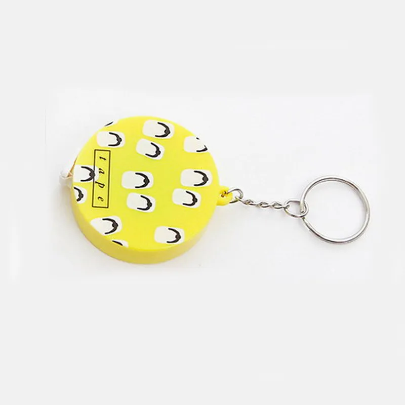 1 шт. Корея канцелярские Карамельный цвет Клейкие ленты измерить брелок