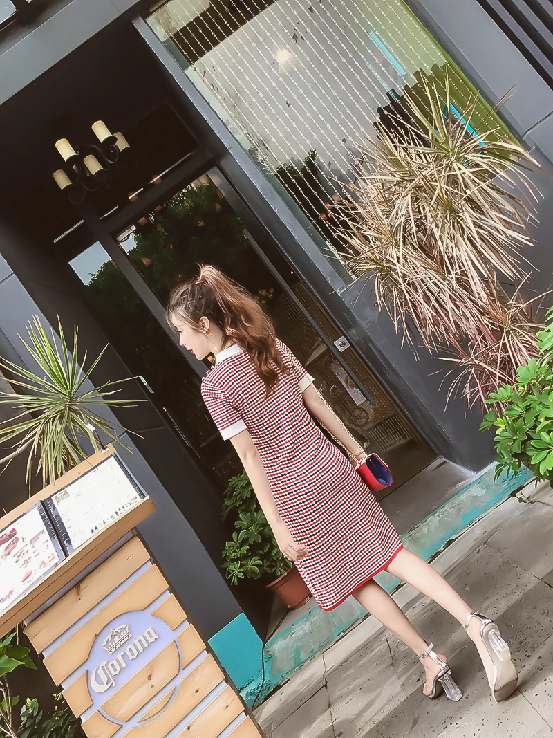 2018 роскошное шикарное подиумное летнее платье для женщин с коротким рукавом