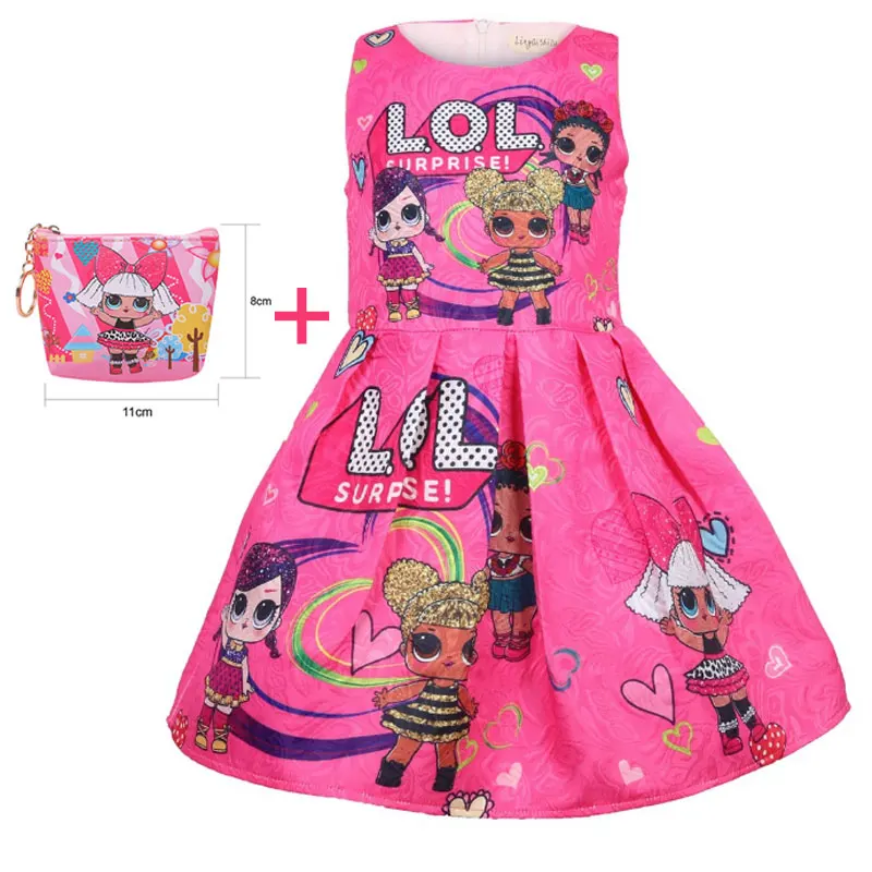 New surprise girl dress baby sleeveless + bag two-piece role show | Тематическая одежда и униформа