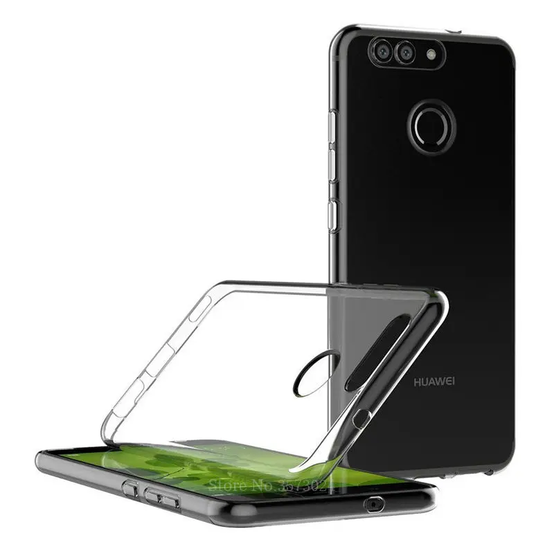 Чехол для Huawei Nova 2 Plus 5 дюйма Мягкая силиконовая ТПУ сумка задняя крышка чехол