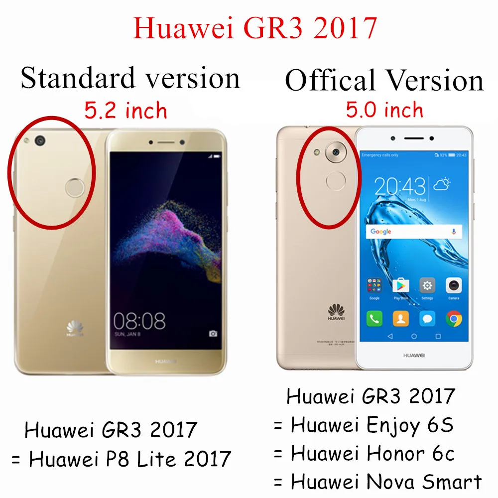 Для huawei GR3 чехол Enjoy 6s ультратонкий гладкий Чехол Жесткий ПК Защитный чехол для huawei GR3 глобальная версия " HATOLY