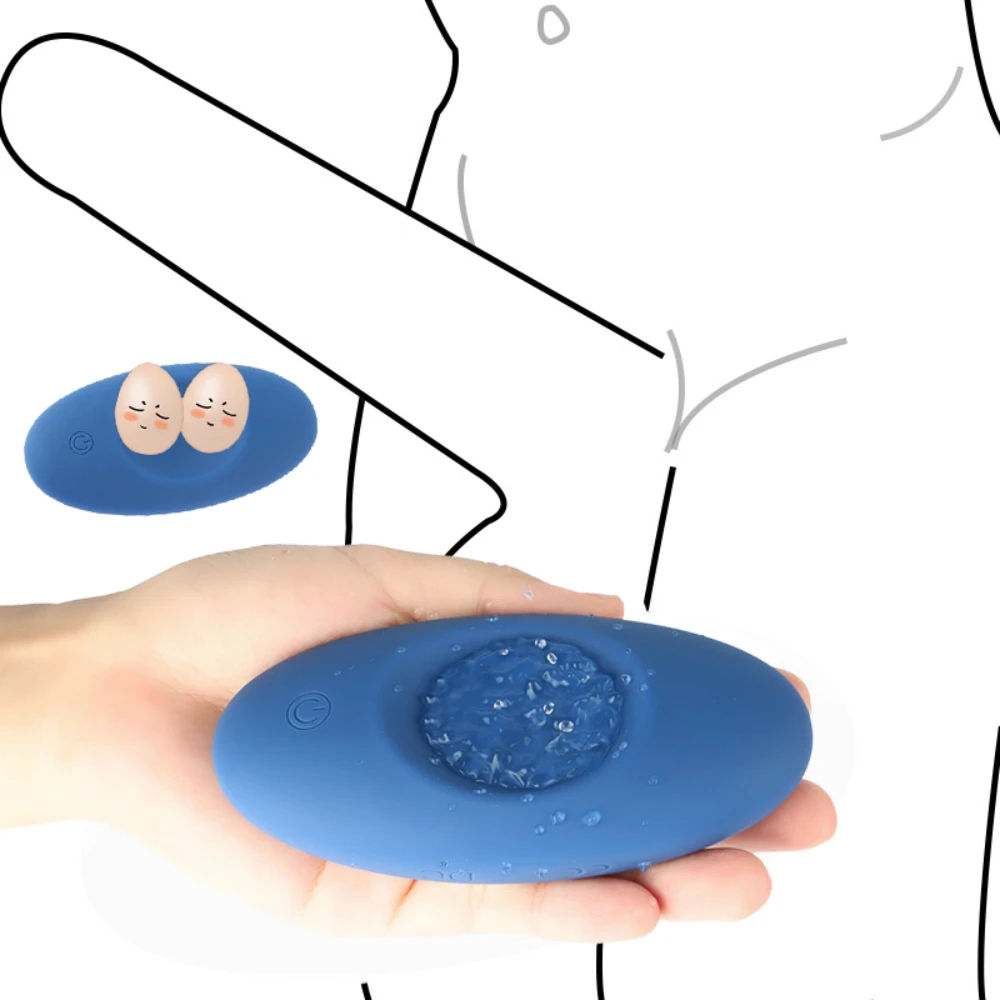 Мужской Электрический массажер яиц Растяжитель мошонки вибратор яйцо