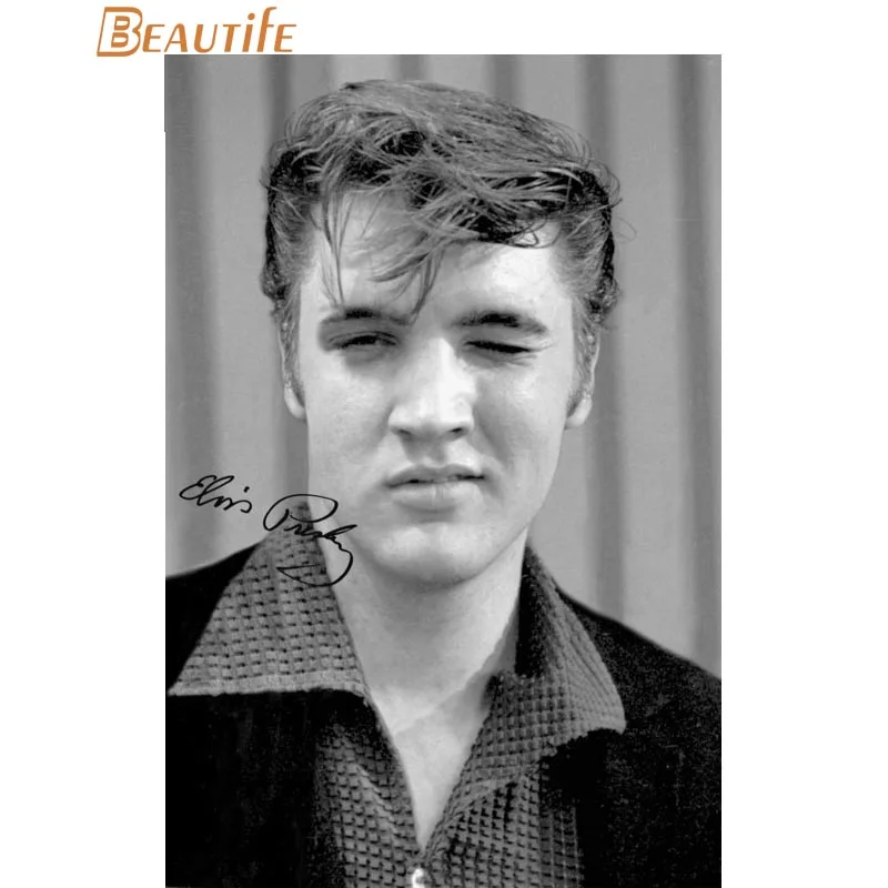 Индивидуальный Шелковый постер на холсте Elvis Presley новинка печать вашего