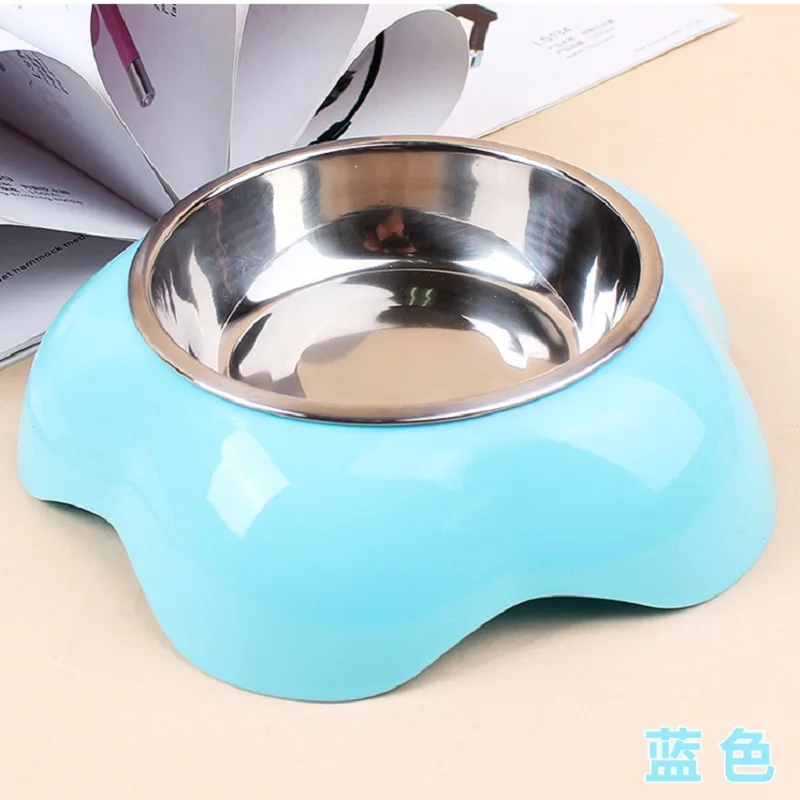 Новая миска для хот догов посуда домашних питомцев цветочный узор твердая