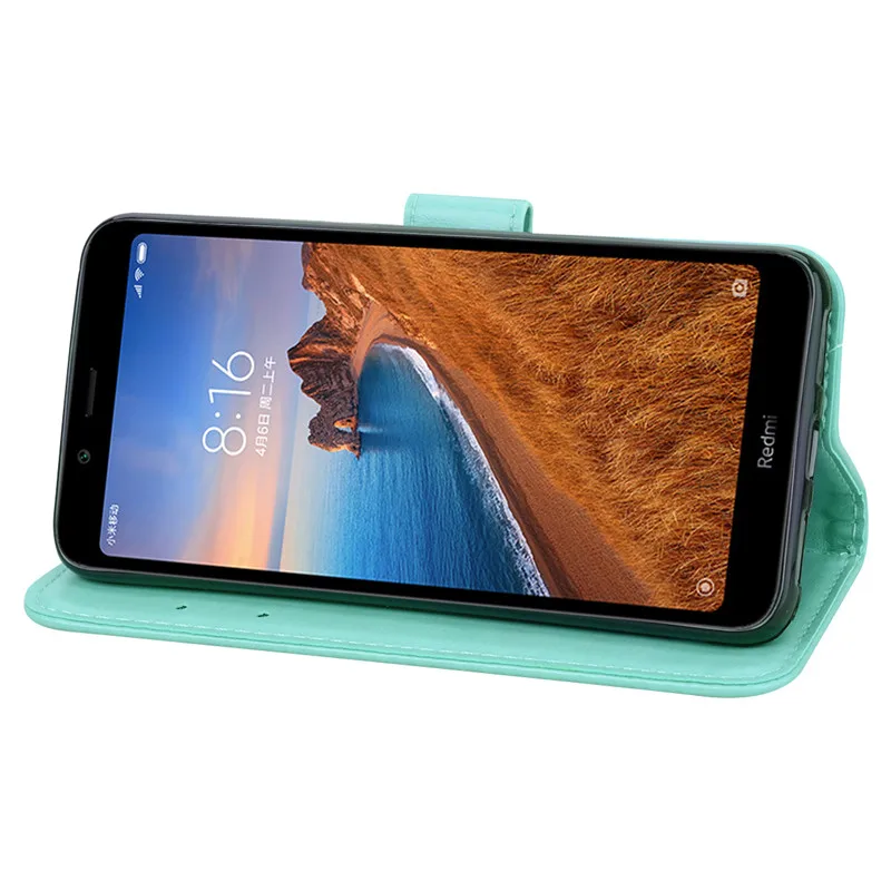 Кожаный чехол-книжка для Xiaomi Redmi 7A Global Phone Wallet, чехол для телефона s для Xiaomi Redmi 7A, держатель для карт, чехол для Redmi 7A