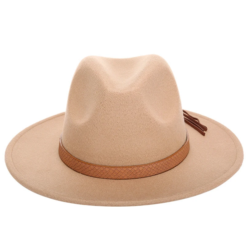 Мужские и wo мужские Индивидуальные Fedoras однотонные шляпы Простые повседневные