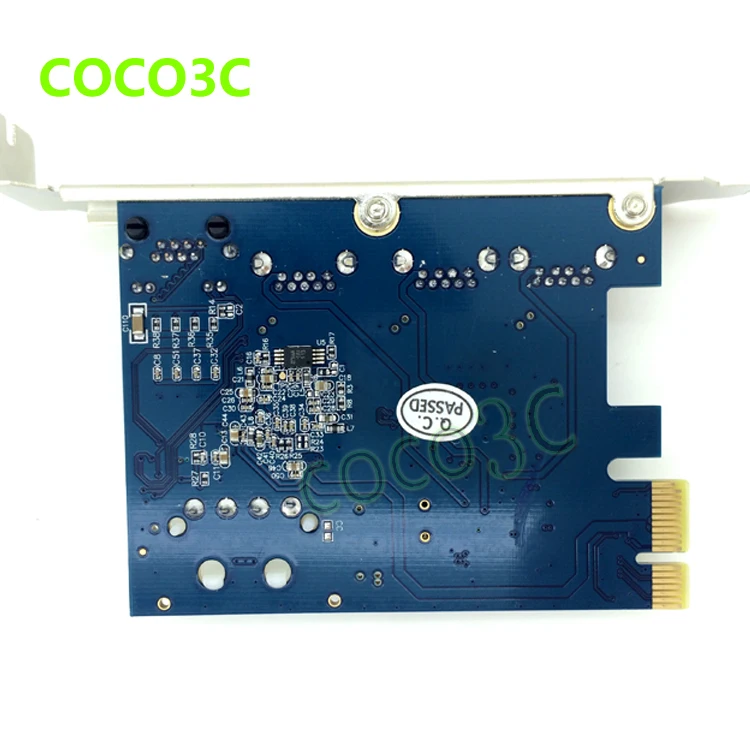 PCI e к внешним 3 портам USB 0 + RJ45 Gigabit Ethernet Сетевая карта USB3.0 1000 м LAN Combo express карта|card