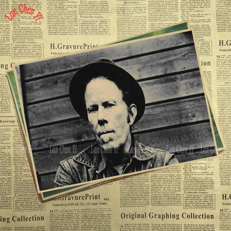 Tom Waits Band Music крафт бумага постер для бара/кафе ретро Декор картина Наклейка на