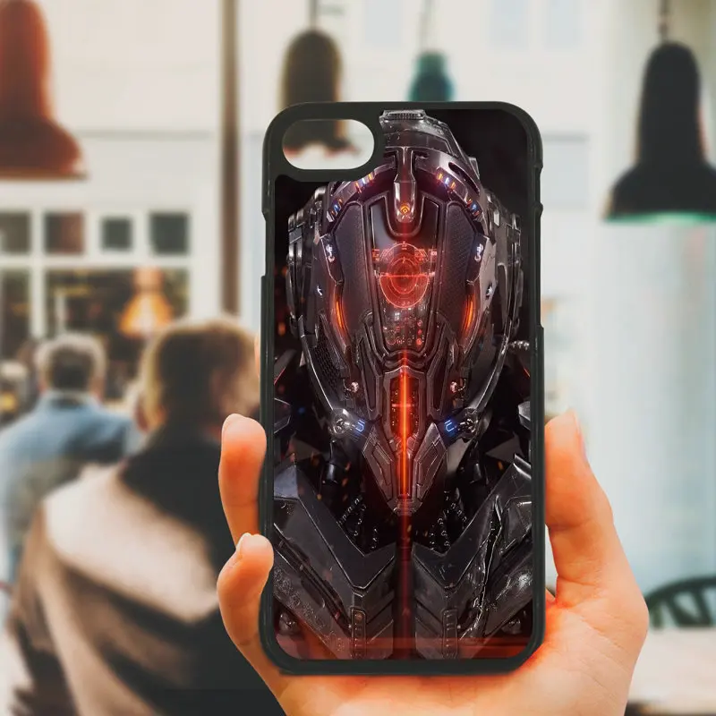 Hard PC Cover Fashion Science Fiction Robot Cell Phone Cases For iphone 8 7 6 6S Plus X 5S 5C 5 SE 4 4S iPod Touch Shell |