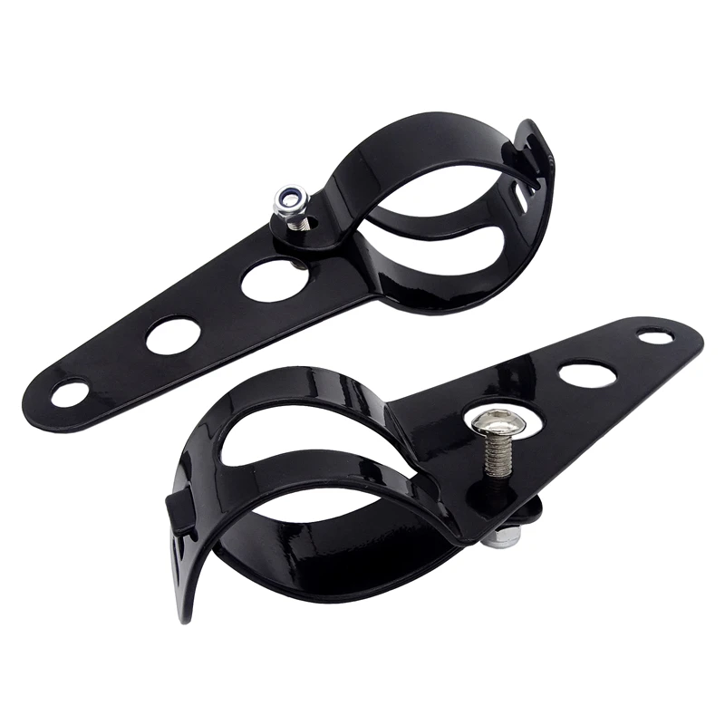 28mm-43mm Universal Motorcycle Headlight Mounting Bracket Fork Ears Adjuster Mount Clamp Chopper Holder For Bobber Cafe Racer | Автомобили