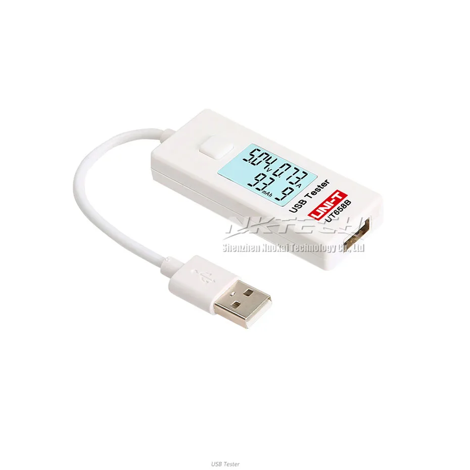 Вольтметр и амперметр UT658 UT658B USB тестер для телефона планшета с ЖК дисплеем Вольт