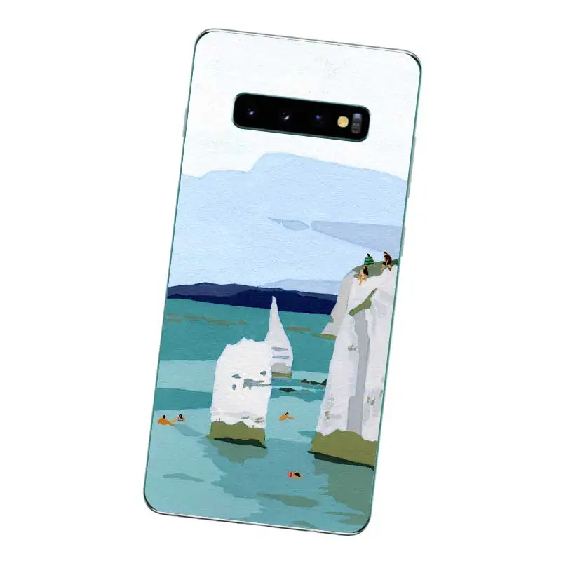 N428 плавательный ПУ Мягкий ТПУ силиконовый чехол для Samsung Galaxy J2 J3 J4 J5 J6 J7 J8 Pro Plus Prime