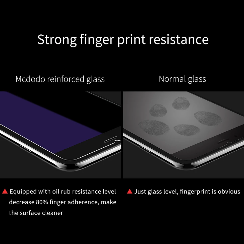2 упак. Закаленное стекло Mcdodo для iPhone 6 7 8 Защита экрана 9H Utlra 2.5D 6S Plus Защитная