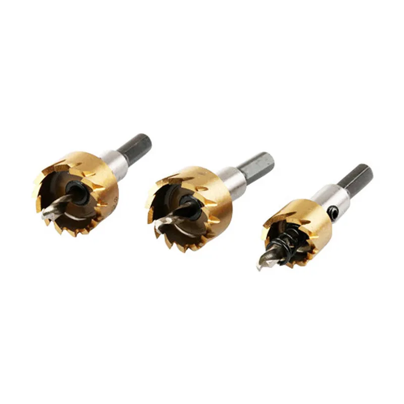 18.5mm HSS Titanium Drill Bit Holesaw Metal Cutter High Speed Steel Hole Saw Tooth Kit Steels Set Tool | Инструменты