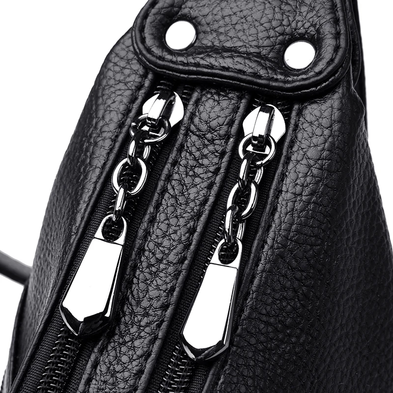 

Fashion Multi-pocket designer handbags high quality soft Leather bags for women Casual women shoulder crossbody bags