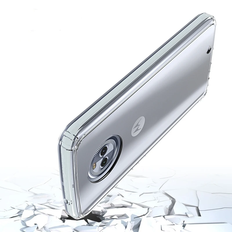 Гибридная Противоударная крышка воздушная подушка рамка чехол для Moto X4 акриловый кристалл прозрачный задний корпус для Motorola Moto X4 Fundas Coque
