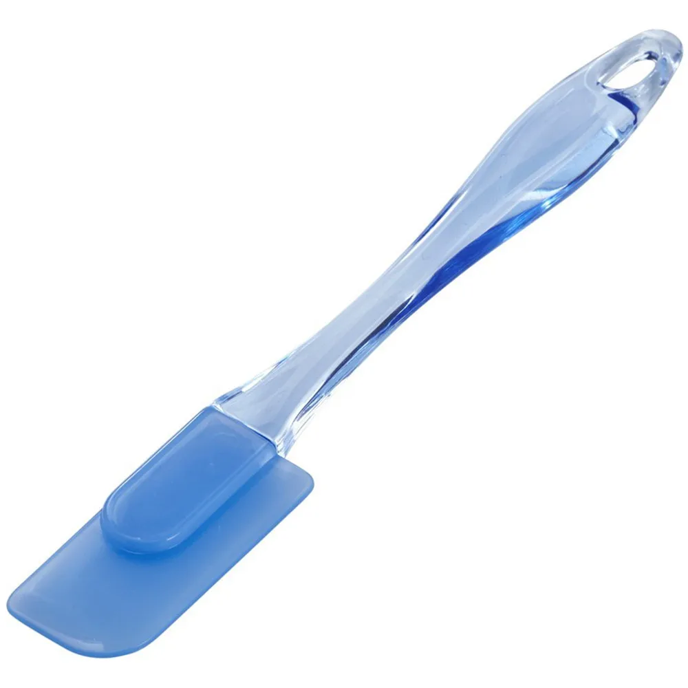 Flex Silicone Heads Spatula Set with Crystal Handle Nonstick Heat Resistant Professional Rubber Scraper Spatulas Mixing | Дом и сад