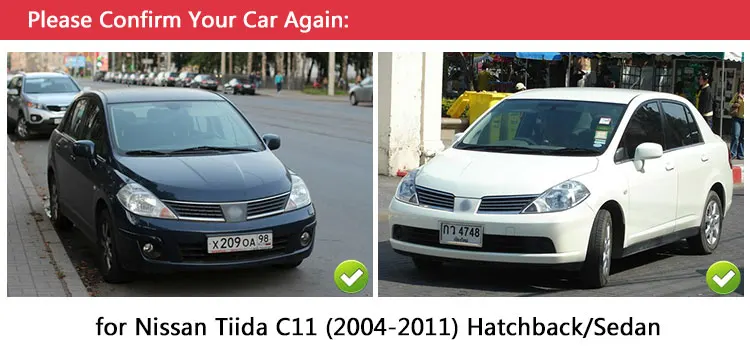 Аксессуары Стикеры для Nissan Tiida C11 2004 2011 лативида латиобразная Trazo седан 2006