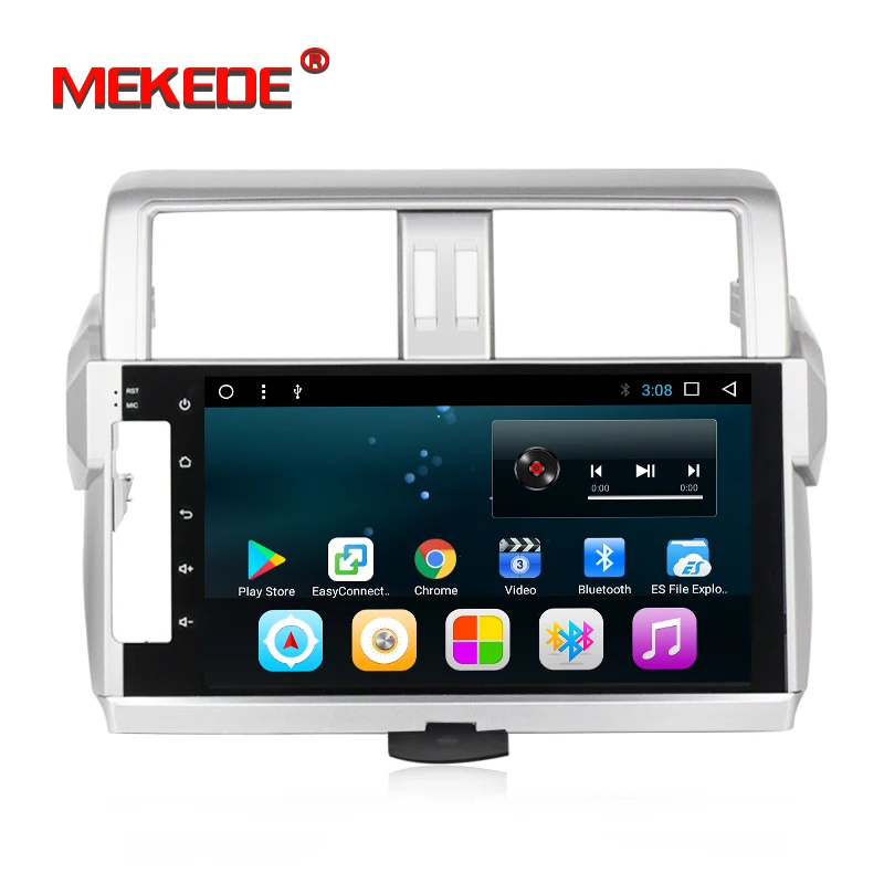 T3 Android 8 1 автомобильный gps навигация dvd плеер для TOYOTA PRADO/LC150/PRADO 150 2014 2017 с 2G + 16G wifi BT