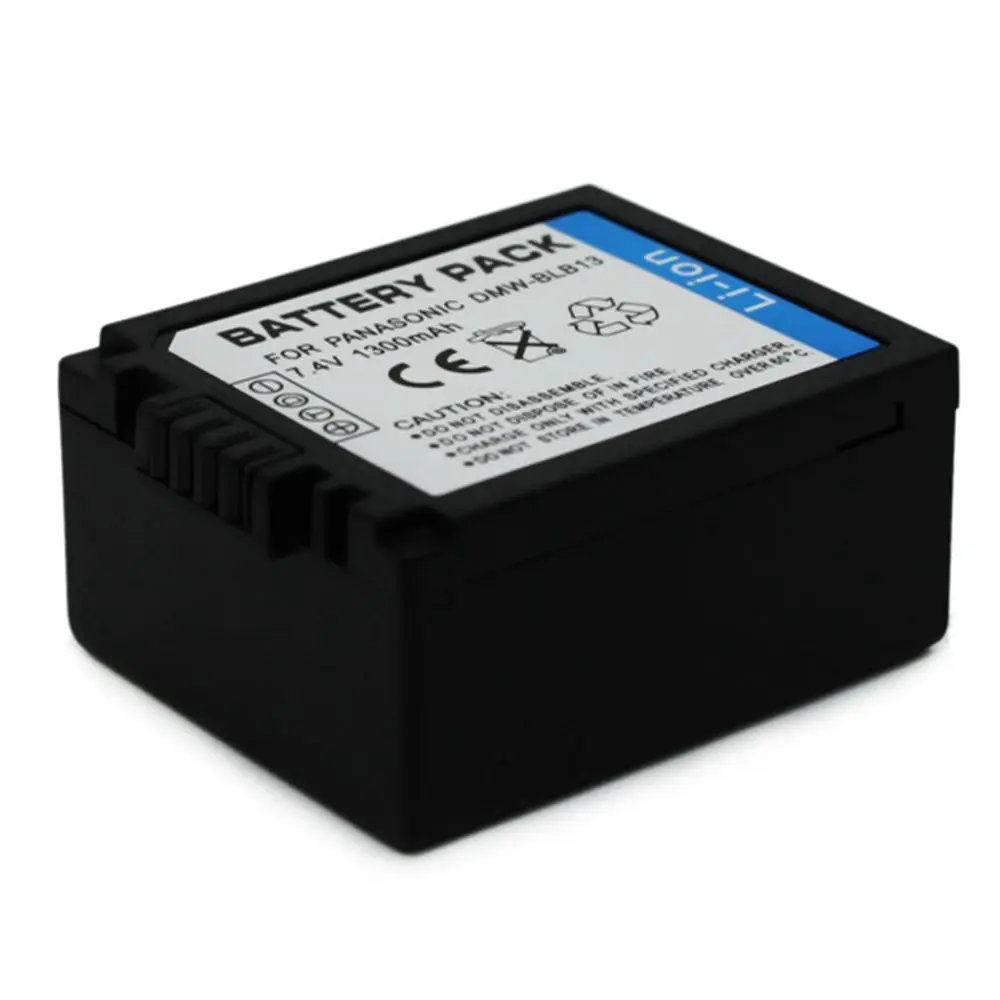 Аккумулятор WHCYonline для камеры Panasonic Lumix 1300 мА/ч батарея BLB13 G1 GH1 G10 G2 1 8 8|camera battery|battery