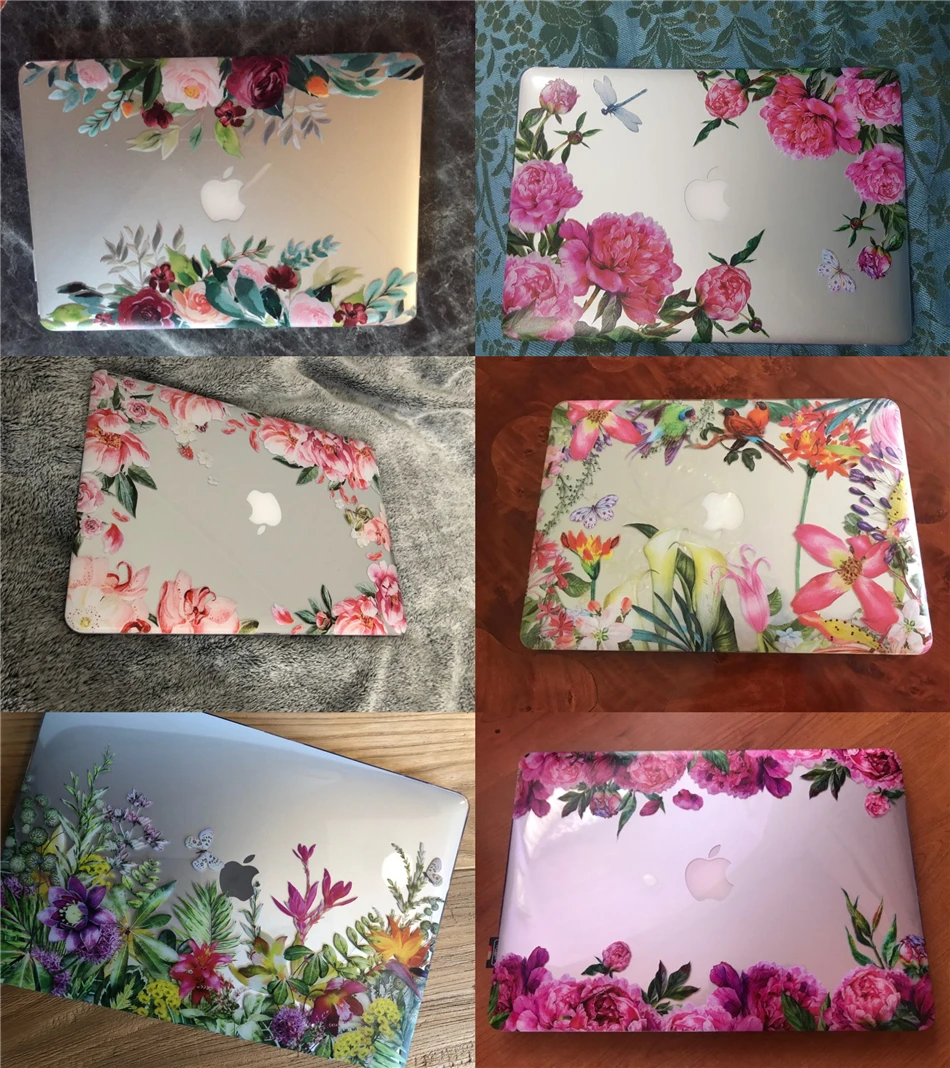 МТТ Акварель Цветы Crystal Case для Macbook Air 13 дюймов retina A1932 для apple macbook pro 13 15 Touch Bar A1989 A1990
