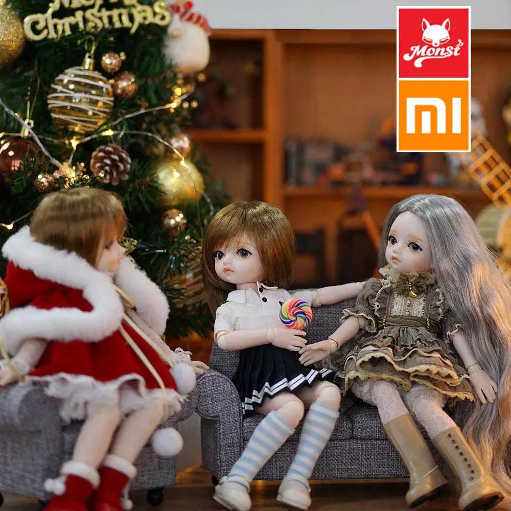 Оригинальный XIAOMI MIJIA моделирование BJD кукла серии 3 милый стиль Xiaomi запускает ту