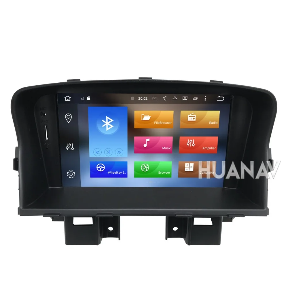 Автомобильный DVD GPS навигатор для Chevrolet CRUZE 2008 2009 2010 2011 2012 IPS экран Android 8 1 Core 2 DIN