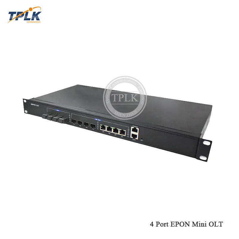 Распродажа 1G 4 порта EPON Mini OLT с модулями SFP Может Пользовательский логотип