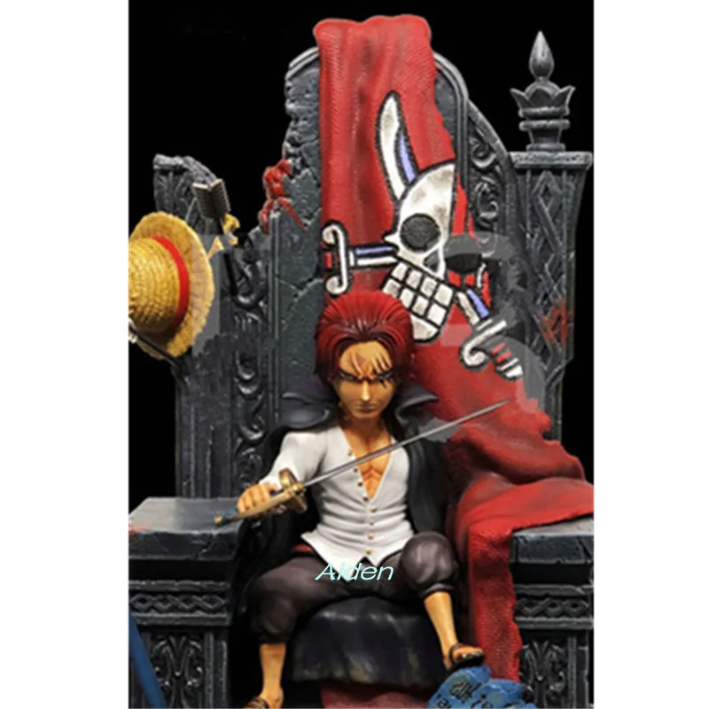 9 &quotСтатуя одна штука бюст Shanks полная длина портрет четыре императора GK сидя