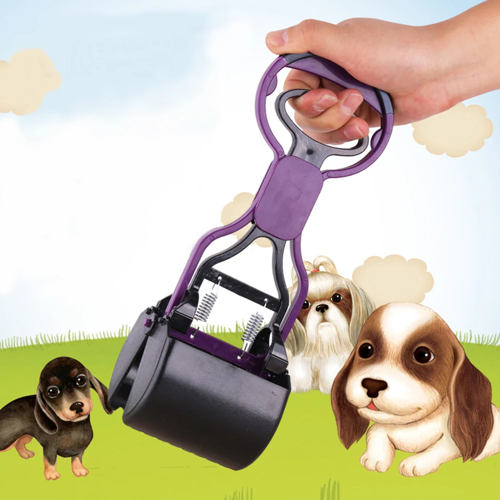 Собака Кошка Pooper Scooper длинной ручкой челюсти полуют совок чистке Палочки до