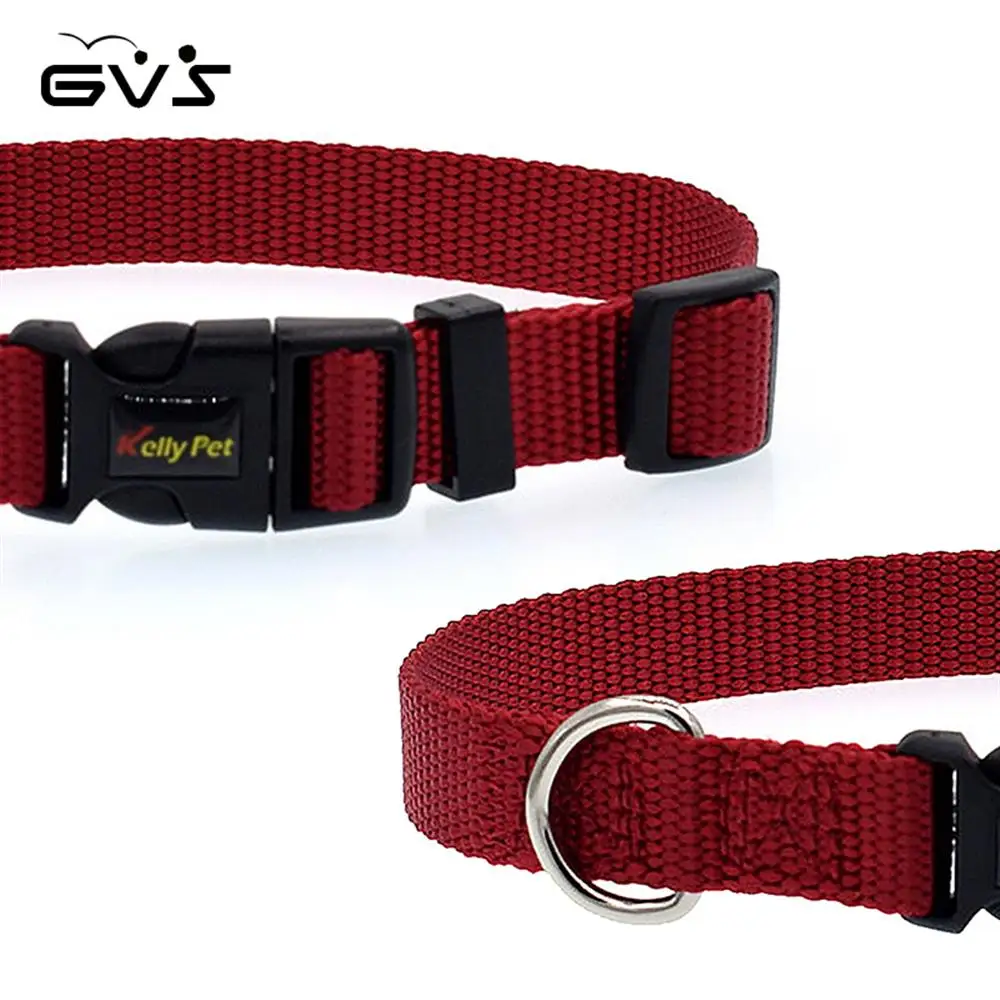 ГВС Pet Nylon ошейник 3 цвета классические нейлон собаки воротники регулируемая