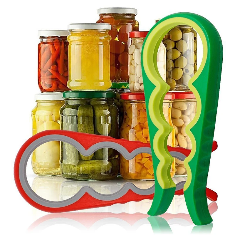Walfos высокое качество винт Кепки Jar бутылки Гаечные ключи 4 в 1 Творческий Многофункциональный тыква-образный консервный нож Кухня инструмент