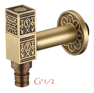 

Brass Antique bronze G1/2 bibcock, cold tap, washing machine faucet, toilet bibcock, copper bibcock,tap,Garden faucet