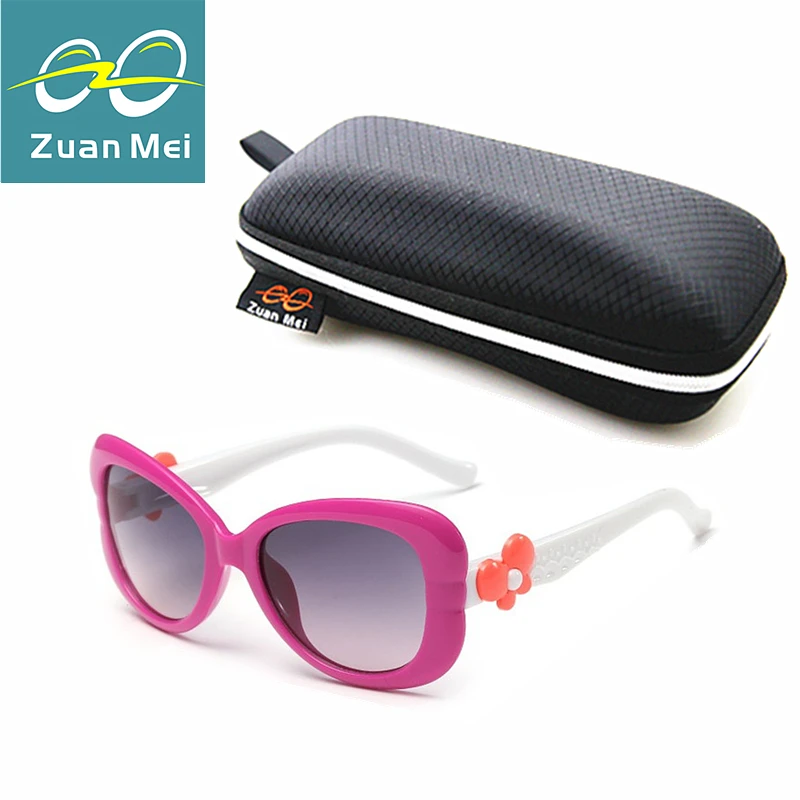 Детские солнцезащитные очки бренда Zuan Mei для девочек милые детские очки для мальчиков солнцезащитные очки для детей ZM6136.