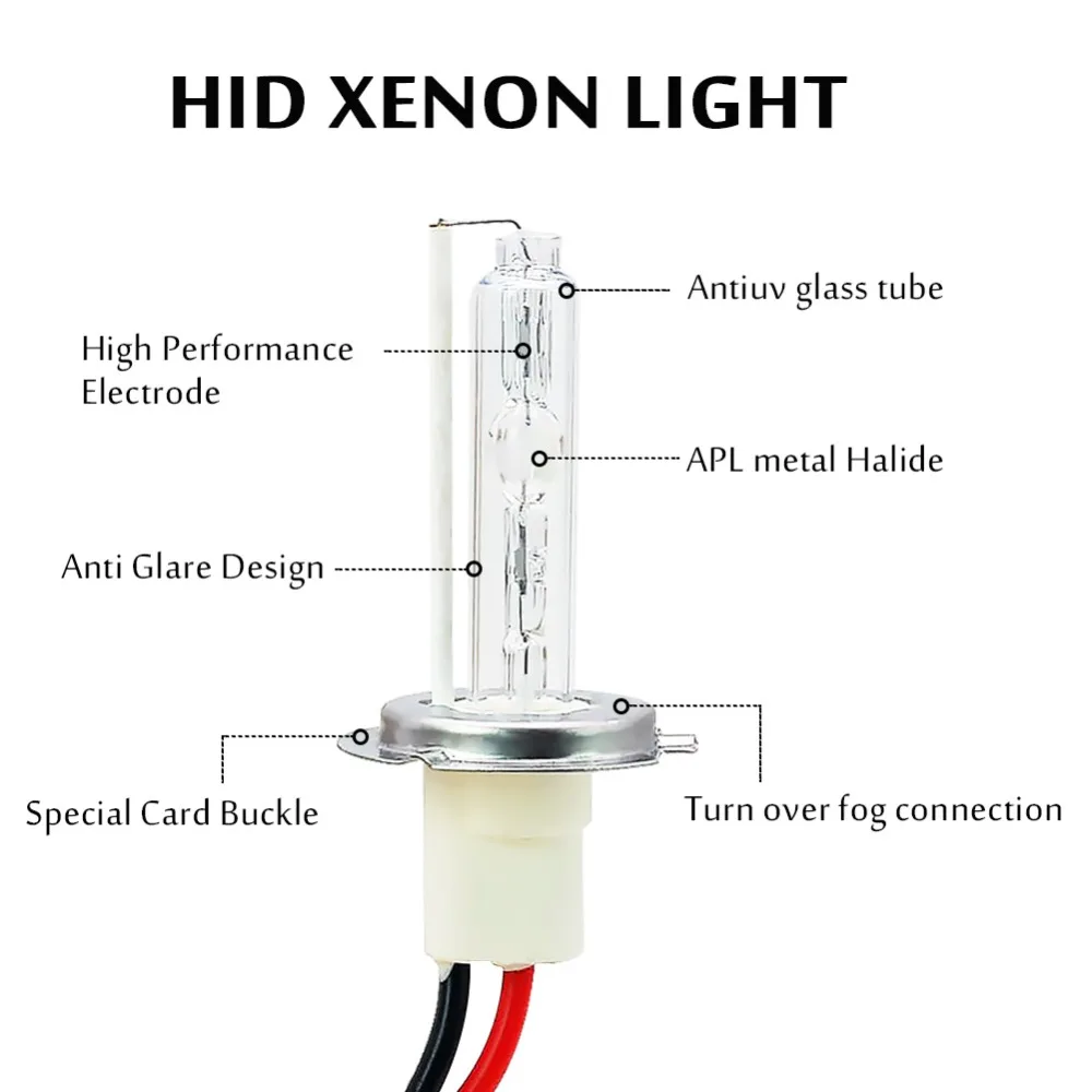 100 Вт H7 Xenon H1 H4 H3 H11 9005 HB3 9006 HB4 HID комплект для автомобильных фар 4300K 5000K 6000K 8000K Высокая