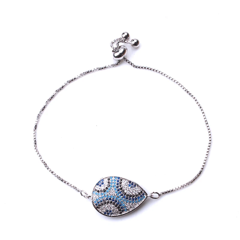 1 шт. Подвески в виде турецкого сглаза с микрозакрепкой из фианита коробке