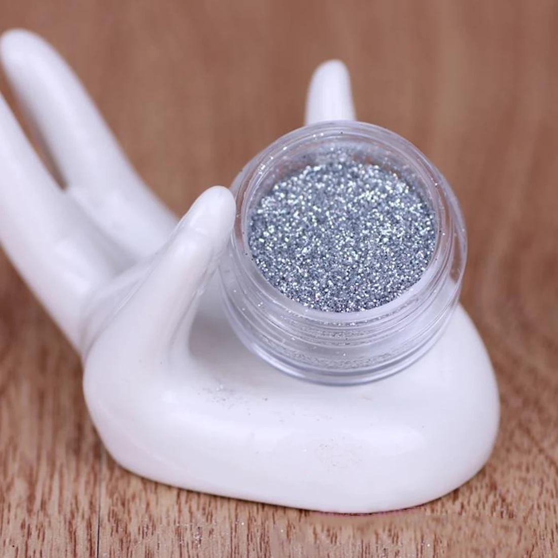 Голографическая блестящая сахарная пудра 2 г/кор. пылезащитная для ногтей блеск