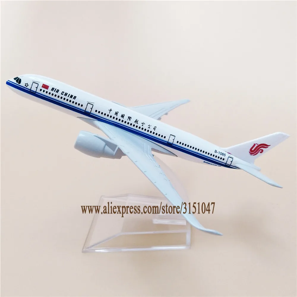 16 см сплав металла воздуха Китай A350 Airlines модель самолета Airbus 350 Airways детские