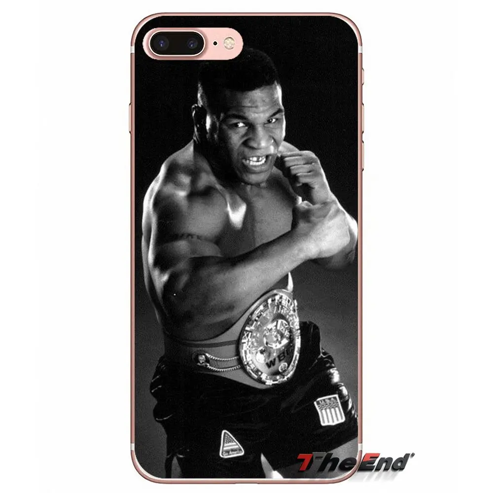 Силиконовый чехол для iPhone X 4 4S 5 5S 5C SE 6 6S 7 8 Plus Samsung Galaxy J1 J3 J5 J7 A3 A5 2016 2017 Mike Tyson Pro Boxing